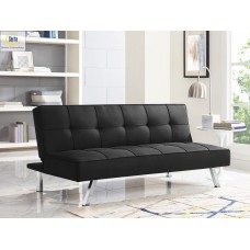 Serta Rane Collection 3-Seat Multi-function Upholstery Sofa, Black
