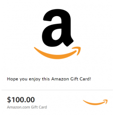 $100 Amazon.com Gift Certificate