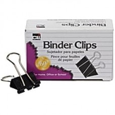 Charles Leonard Binder Clip, Medium, 12/Box