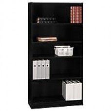 Bush Furniture Universal 72H Bookcase, Classic Black (WL12436-03)