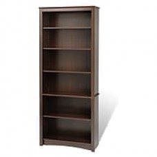 Prepac 31.5'' 6-Shelf Bookcase, Expresso (EDL-3277-K)