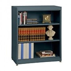 Sandusky® Elite 42" 3-Shelf Radius Edge Steel Stationary Bookcase, Charcoal (BA2R361842-02)