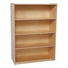 Wood Designs Storage 36'' 4-Shelf Bookcase, Light Wood (WD12900)