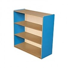 Wood Designs Storage 36'' 3-Shelf Bookcase, Blue (WD12936B)