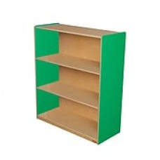 Wood Designs Storage 36'' 3-Shelf Bookcase, Green (WD12942G)