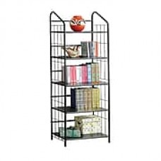 COASTER Home Office/Storage Bookcase, Black Metal