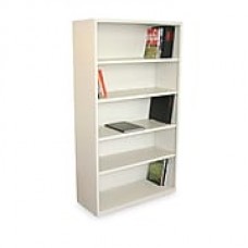 Marvel® Ensemble® 65" x 36" x 14" Five Shelf Bookcase, Putty