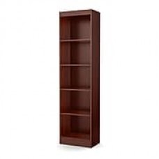 South Shore Axess 19'' 5-Shelf Bookcase, Cherry (7246758)