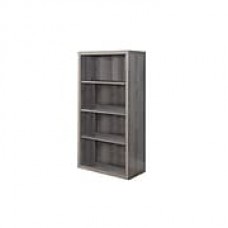 Monarch Specialties 12'' 3-Shelf Bookcase, Dark taupe (I 7060)