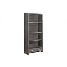 Monarch Specialties Inc. 71" Wood Bookcase, Dark Taupe (I 7087)