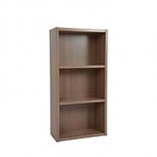 Boraam Techny Collection Hartley Bookcase, Light Oak, 47" x 23 1/2" x 11"