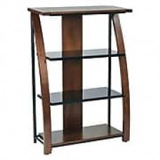 OSP Designs Emette Bookcase Cherry 44''H x 30''W x 13''D