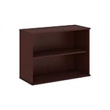 Bush Business Furniture 30H 2 Shelf Bookcase, Harvest Cherry (BK3036CS)