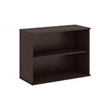 Bush Business Furniture 30H 2 Shelf Bookcase, Mocha Cherry (BK3036MR)