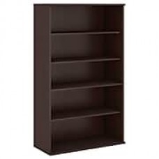 Bush Business Furniture 66H 5 Shelf Bookcase, Mocha Cherry (BK6636MR)