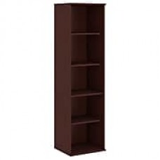 Bush Business Furniture 66H 5 Shelf Narrow Bookcase, Harvest Cherry (BK6618CS)