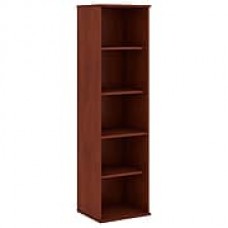 Bush Business Furniture 66H 5 Shelf Narrow Bookcase, Hansen Cherry (BK6618HC)