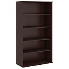 Bush Business Furniture 72H 5 Shelf Bookcase, Mocha Cherry (BK7236MR)