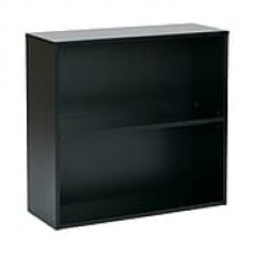 Pro-Line II Prado 31.5'' 2-Shelf Bookcase, Black (PRD3230-BLK)