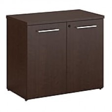 Bush Business Furniture Emerge Bookcase with Doors, Mocha Cherry (300S107MR)