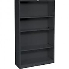 HON Brigade Steel Bookcase, 4 Shelves, 34-1/2"W, Black Finish NEXT2018 NEXT2Day