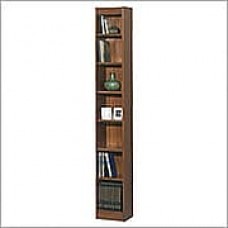 Safco Workspace 12'' 7-Shelf Bookcase, Mahogany (1514MHC)