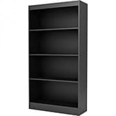 South Shore™ Work ID 4-Shelf Bookcase, Black