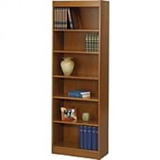 Safco Workspace 24'' 6-Shelf Bookcase, Oak (1512MOC)