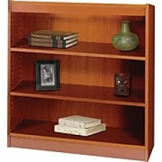 Safco Workspace 36'' 3-Shelf Bookcase, Cherry (1502CYC)