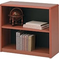 Safco® Value Mate® 2-Shelf Steel Bookcase, Cherry