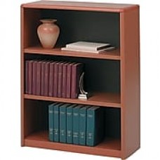 Safco® Value Mate® 3-Shelf Steel Bookcase, Cherry