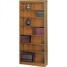 Safco Workspace 36'' 7-Shelf Bookcase, Oak (1506MOC)