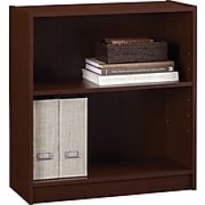 Hayden 2-Shelf Laminate Bookcase, Hilton Cherry