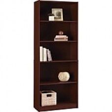 Hayden 5-Shelf Laminate Bookcase, Hilton Cherry