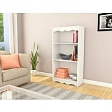 Sonax® Hawthorn 48" Wood Bookcase, Frost White