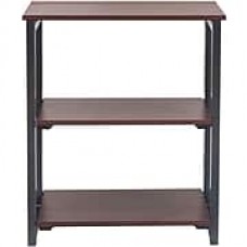 ReadyNow Folding 2 Shelf Bookcase, Cherry, 27.6"H x 23.6"W x 11.4"D