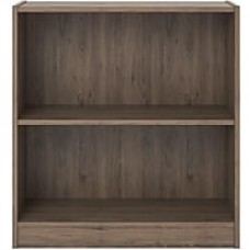 Ameriwood Hayden 2 Shelf Bookcase, Grey Sonoma Oak, 30"H (9613333ST)