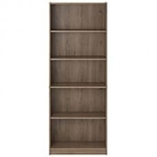 Ameriwood Hayden 5 Shelf Bookcase, Grey Sonoma Oak, 72"H (9615333ST)