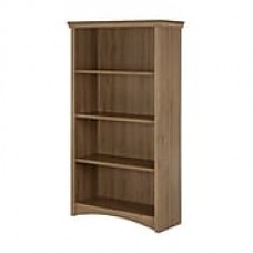 South Shore Artwork 4-Shelf Bookcase, Rustic Oak (10622)