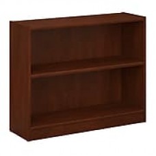 Bush Furniture Universal 2 Shelf Bookcase, Hansen Cherry (WL12473-03)