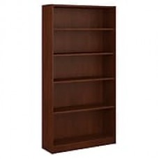 Bush Furniture Universal 5 Shelf Bookcase, Hansen Cherry (WL12477-03)