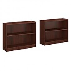 Bush Furniture Universal 2 Shelf Bookcase, Vogue Cherry, Set of 2 (UB001VC)