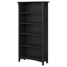 Bush Furniture Salinas 5 Shelf Bookcase, Vintage Black (SAB132VB-03)