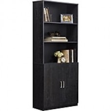 Altra Moberly Bookcase with Doors, Black Oak (9478026COM)