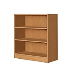 Mylex Three Shelf Bookcase 29.63"W x 11.63"D x 31.63"H Oak (43060)