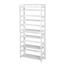 Regency Flip Flop 67" High Folding Bookcase- White (FF6730WH)