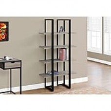 Monarch Specialties Bookcase Dark Taupe I 7237