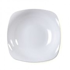 Renaissance Plastic Rounded Square China-Like Bowl 12 Oz