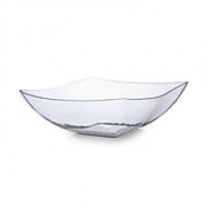 Fineline Settings Wavetrends 164-CL Serving Bowl, Clear