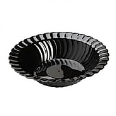 Fineline Settings Flairware 211-BK Dessert Bowl, Black